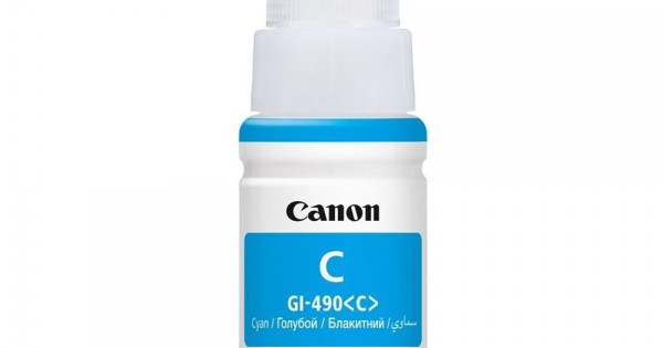 Canon GI 490C Kutusuz Mavi Orjinal Mürekkep 0664C001 kutusuz