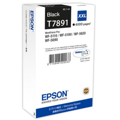 Epson (T7891) C13T789140 Siyah Orjinal Kartuş Extra Yüksek Kapasiteli