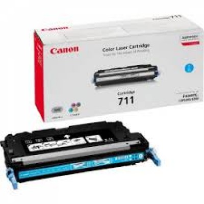 Canon CRG-711C Kutusu Hasarlı Mavi Orjinal Toner
