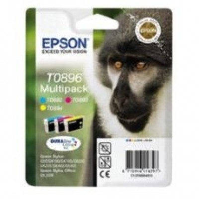 Epson T0896 Multipack Orijinal 3'Lü Mürekkep Kartuş 10.5ML C13T08964011